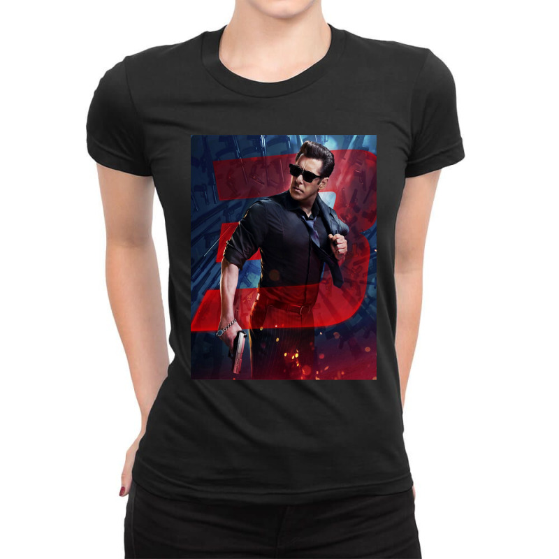 Vintage Graphic  Bombay Cinema Arts Characters Ladies Fitted T-Shirt by LandinArtists | Artistshot