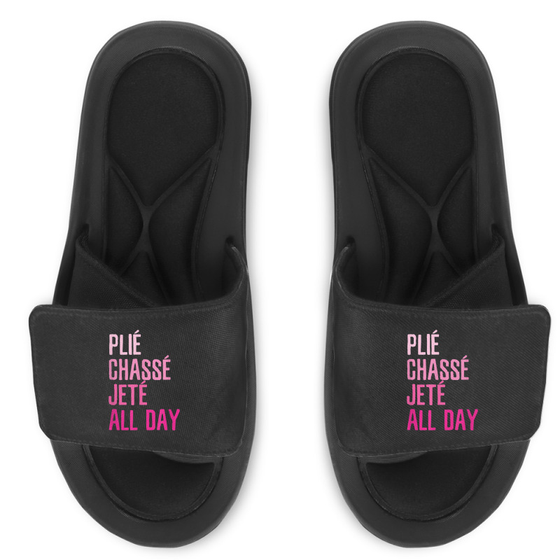 Plie Chasse Jete All Day  Dance Ballet Apparel Slide Sandal | Artistshot