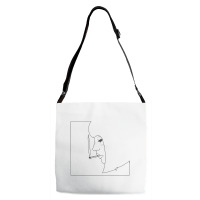 Smoking Woman Adjustable Strap Totes | Artistshot