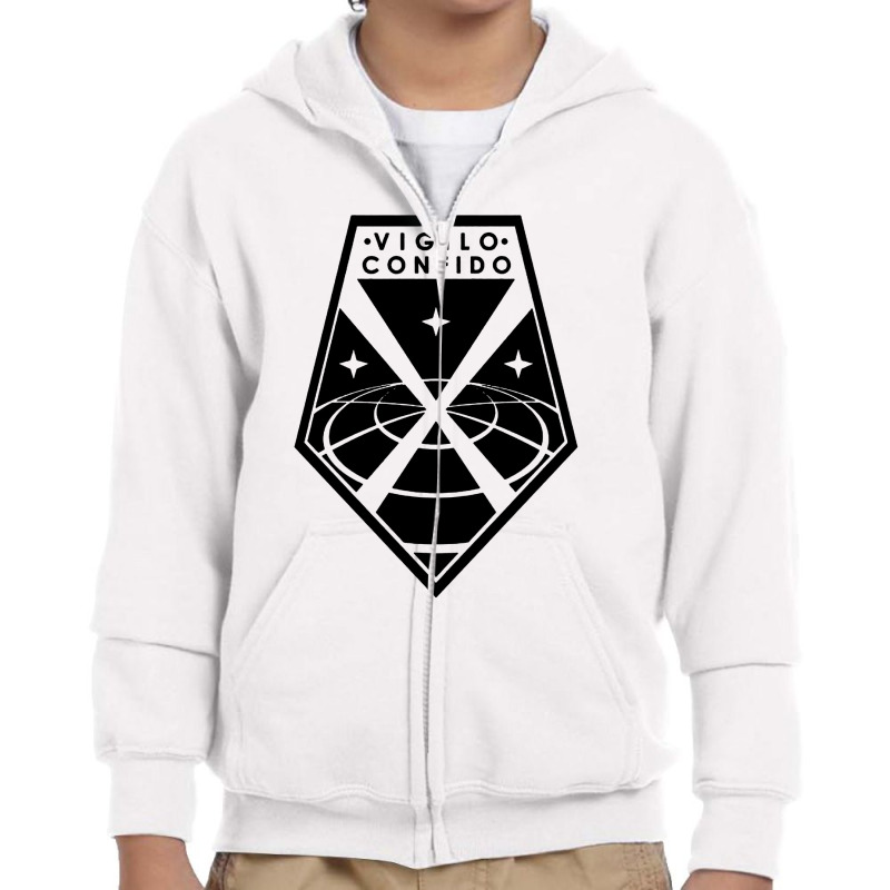 Vigilo Confido Xcom Youth Zipper Hoodie by Mito220 | Artistshot