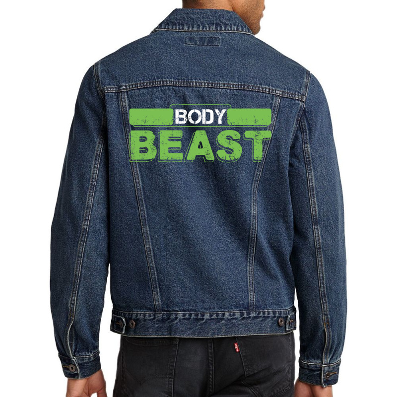 Body Beast Men Denim Jacket | Artistshot