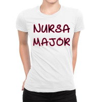 Nursa Major Ursa Nursing Nurses For Nursing Oncology Nurse T Shirt Ladies Fitted T-shirt | Artistshot