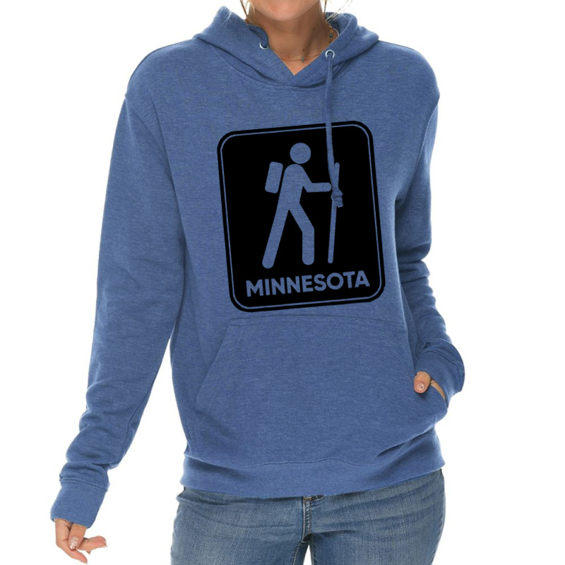 Hike Minnesota Lightweight Hoodie by MickeyMouse | Artistshot