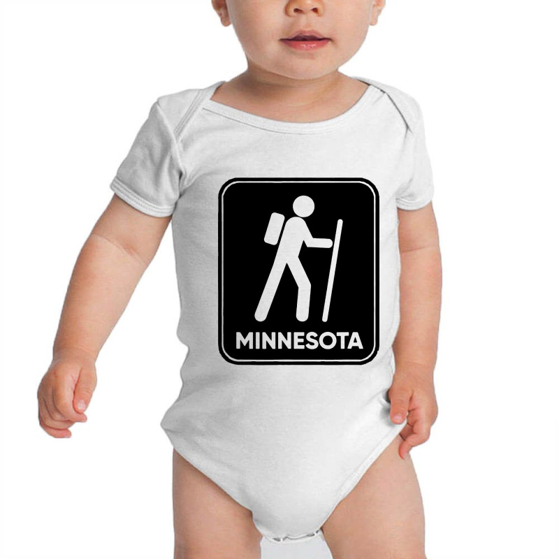 Hike Minnesota Baby Bodysuit by MickeyMouse | Artistshot