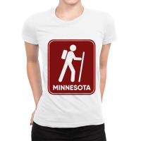 Hike Minnesota Ladies Fitted T-shirt | Artistshot