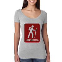 Hike Minnesota Women's Triblend Scoop T-shirt | Artistshot