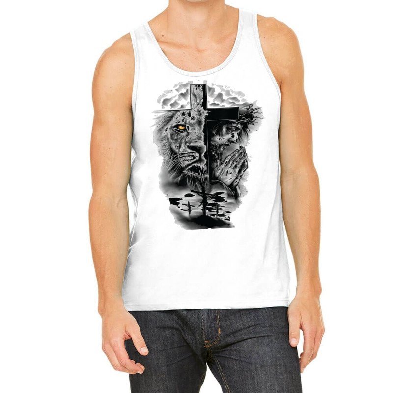 Jesus The Lion Of Judah Way Maker Miracle Worker Christian T Shirt Tank Top | Artistshot