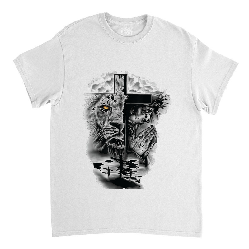 Jesus The Lion Of Judah Way Maker Miracle Worker Christian T Shirt Classic T-shirt | Artistshot