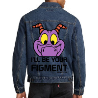 Ill Be Your Figment Epcot Journey Into Imagination Men Denim Jacket | Artistshot