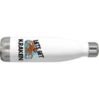 Art Character Lets Get Kraken Halloween Stainless Steel Water Bottle | Artistshot