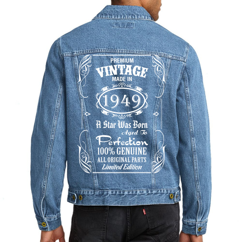Premium Vintage Made In 1949 Men Denim Jacket | Artistshot