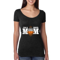 I'm A Proud Basketball Volleyball Mom   Combined Sports T Shirt Women's Triblend Scoop T-shirt | Artistshot