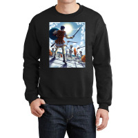 Odyssey Of The Ages Poster Action Crewneck Sweatshirt | Artistshot