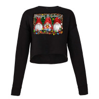 Happy Holidays Gnomes Christmas Cropped Sweater | Artistshot