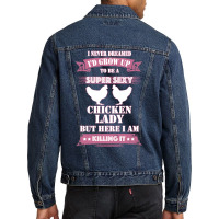 Super Sexy Chicken Men Denim Jacket | Artistshot