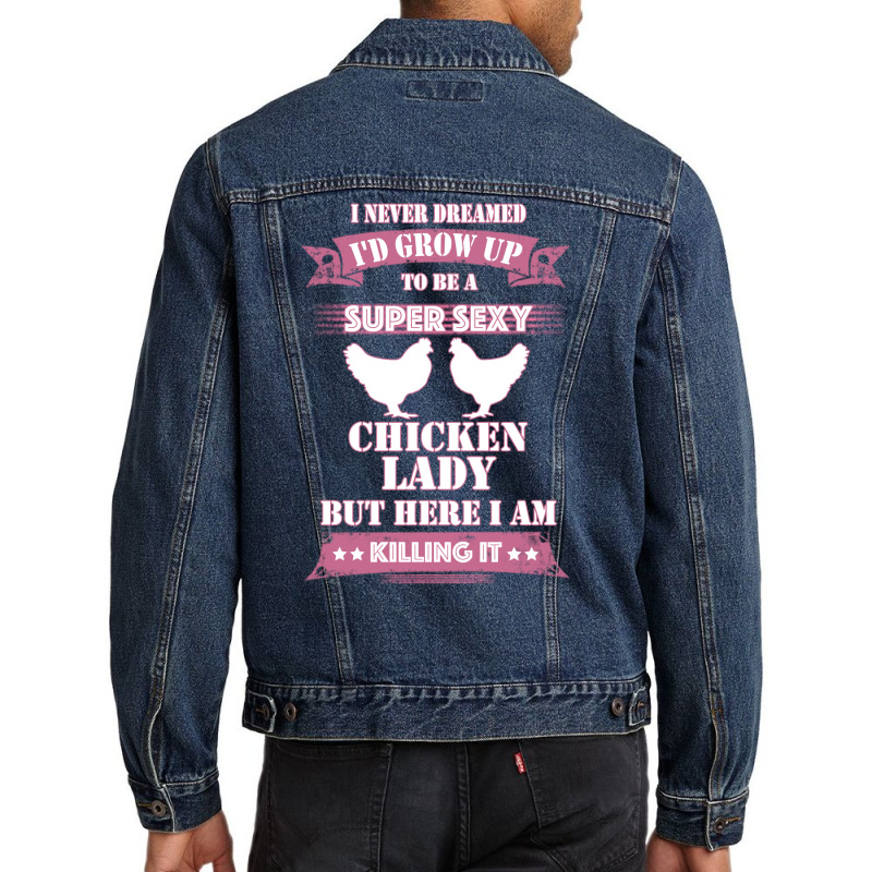 Super Sexy Chicken Men Denim Jacket | Artistshot