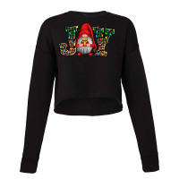 Joy Christmas Gnome Joy To The World Cropped Sweater | Artistshot