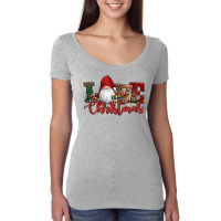 Love Christmas Gnome Women's Triblend Scoop T-shirt | Artistshot