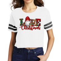 Love Christmas Gnome Scorecard Crop Tee | Artistshot