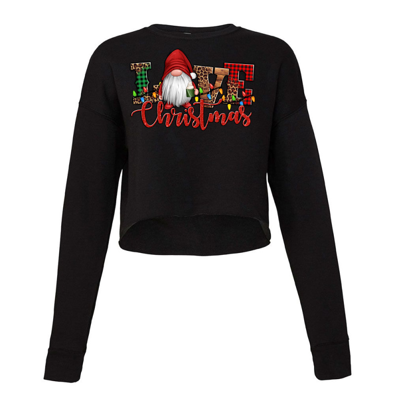 Love Christmas Gnome Cropped Sweater | Artistshot