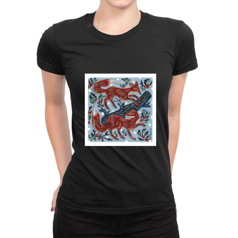 Animal Ladies Fitted T-Shirt by mudamangga | Artistshot