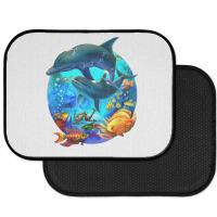 Dolphin Sea Life Save The Ocean Marine Biology Aquarium T Shirt Rear Car Mat | Artistshot