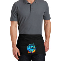 Dolphin Sea Life Save The Ocean Marine Biology Aquarium T Shirt Waist Apron | Artistshot