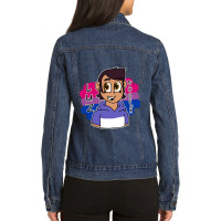 Art Character Lumity Hug Mens Funny Ladies Denim Jacket | Artistshot