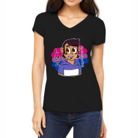 Art Character Lumity Hug Mens Funny Women's V-neck T-shirt | Artistshot