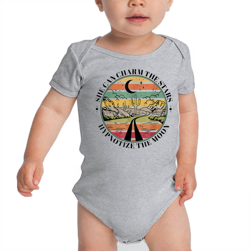 She Can Charm The Stars, Hypnotize The Moon T Shirt Baby Bodysuit by AdvaitaLanderos | Artistshot