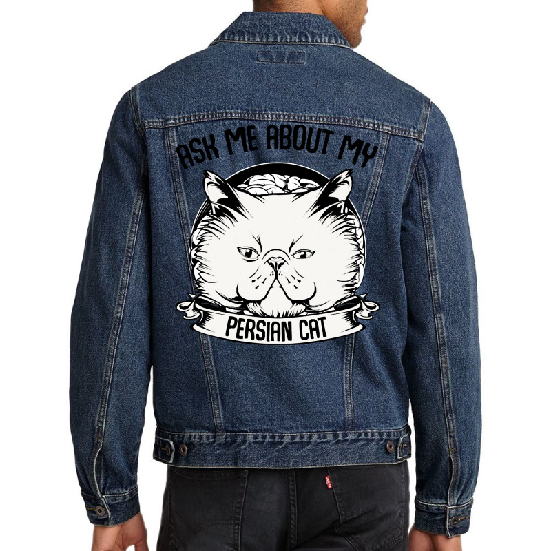 Cat T  Shirt Persian Cat T  Shirt Men Denim Jacket | Artistshot