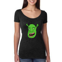 Music Vintage Green Monster Funny Gifts Boys Girls Women's Triblend Scoop T-shirt | Artistshot