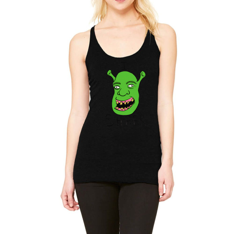 Music Vintage Green Monster Funny Gifts Boys Girls Racerback Tank by ArtistAlly | Artistshot