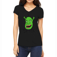 Music Vintage Green Monster Funny Gifts Boys Girls Women's V-neck T-shirt | Artistshot