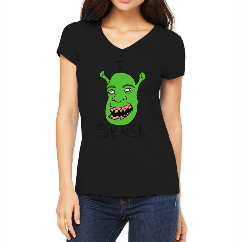 Music Vintage Green Monster Funny Gifts Boys Girls Women's V-Neck T-Shirt by ArtistAlly | Artistshot