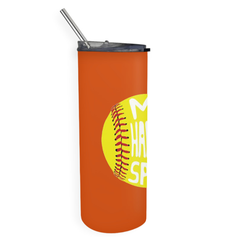 People's Republic Of Burlington Softball Skinny Tumbler | Artistshot