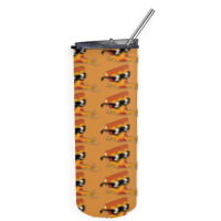 Pizza Steve Cool Cartoon Skinny Tumbler | Artistshot