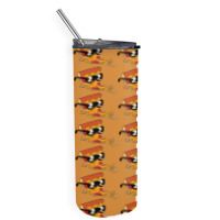 Pizza Steve Cool Cartoon Skinny Tumbler | Artistshot