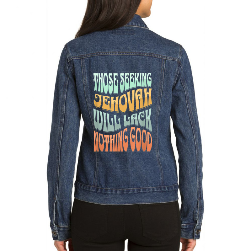 Jehovah's Witness Supplies Jw Org Accessories Jw Day Gift Ladies Denim Jacket by Aria-Proctor | Artistshot