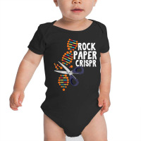 Rock Paper Crispr Dna Biologist Genetic Engineering Science T Shirt Baby Bodysuit | Artistshot