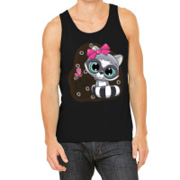 Cartoon-cat-cute-girl Tank Top | Artistshot