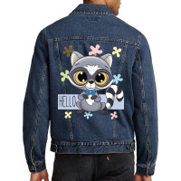 Cartooncat Men Denim Jacket | Artistshot