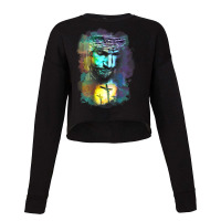 Jesus Christ Cross Religious Picture Christian Art Print Mens My Favor Cropped Sweater | Artistshot