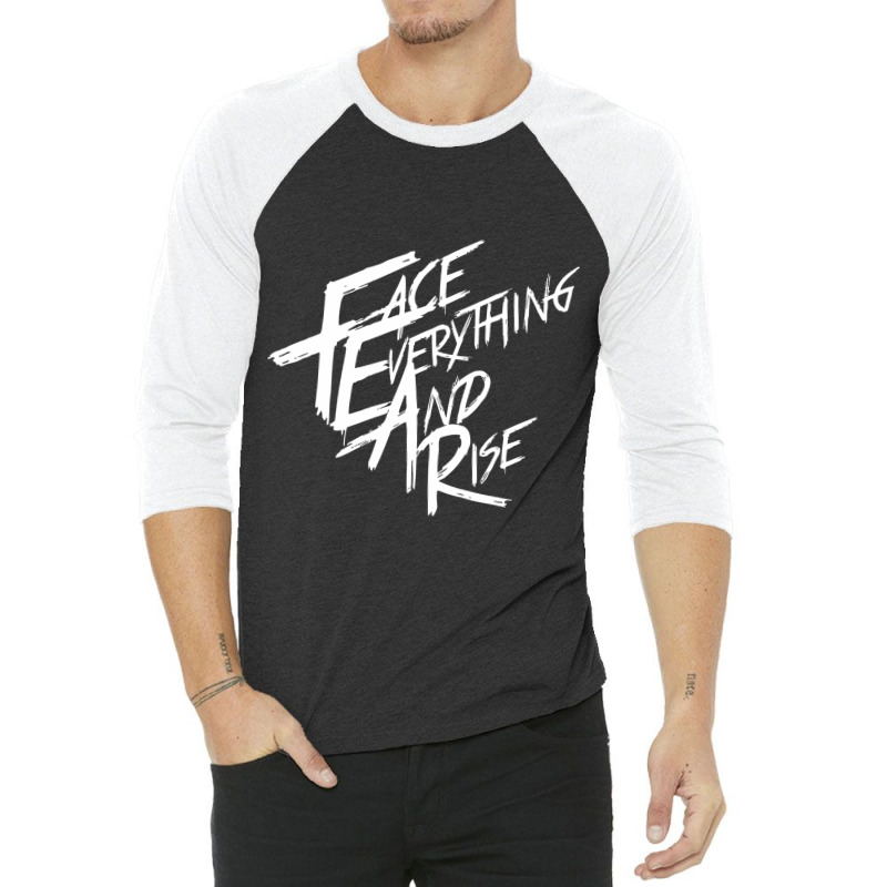 Papa Roach Face Everything And Rise 3/4 Sleeve Shirt | Artistshot