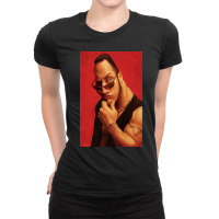 Dwayne Johnson Gift Idea Ladies Fitted T-shirt | Artistshot