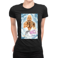 Dwayne Johnson Men Funny Art Ladies Fitted T-shirt | Artistshot