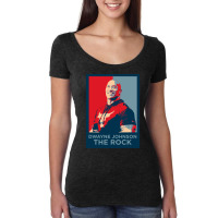 Dwayne Men Johnson Vintage Women's Triblend Scoop T-shirt | Artistshot