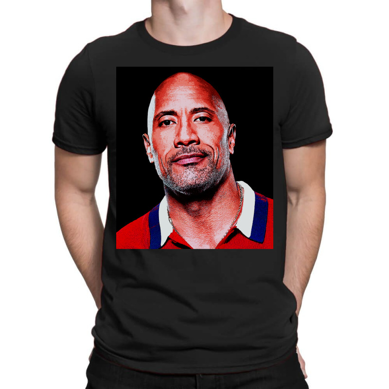 Dwayne Picture Johnson Art T-Shirt by Artists-Zoe | Artistshot