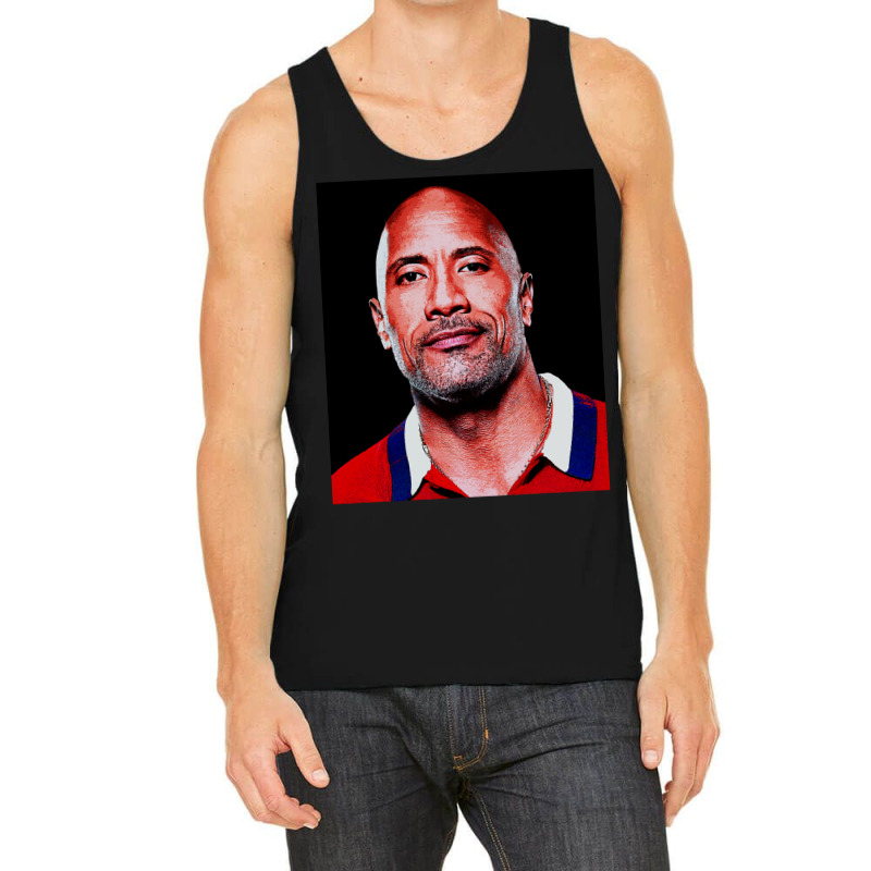 Dwayne Picture Johnson Art Tank Top by Artists-Zoe | Artistshot