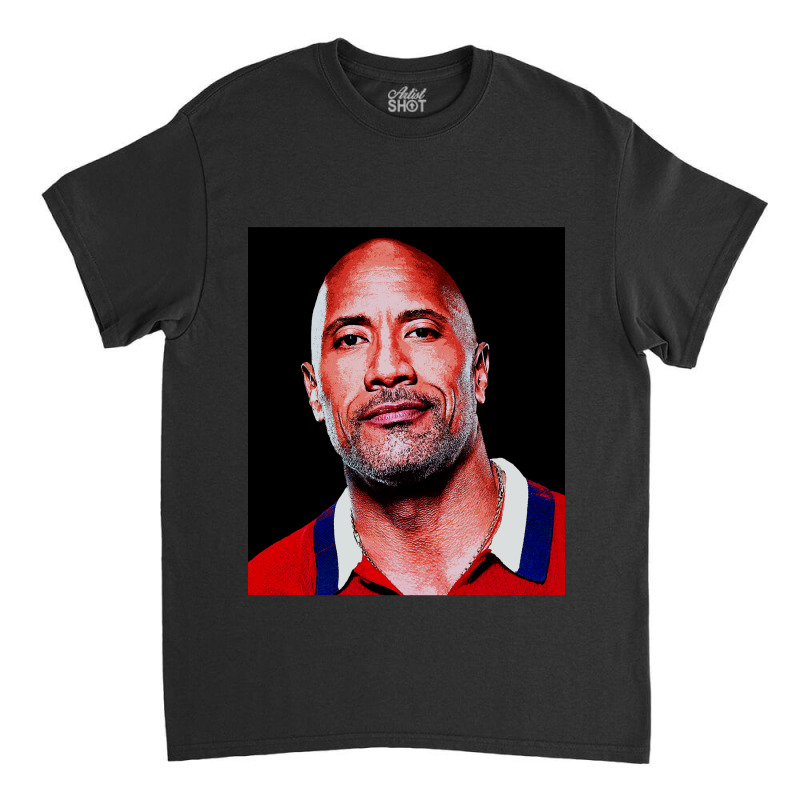 Dwayne Picture Johnson Art Classic T-shirt by Artists-Zoe | Artistshot